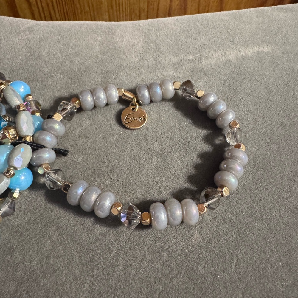 Erimish 5 Beaded Stretch Bracelets - Picture 5 of 6